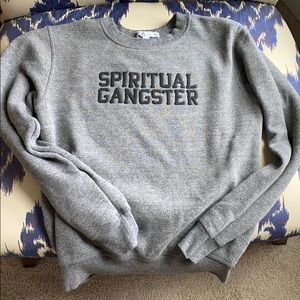 Spiritual Gangster crewneck! Size 14 girls.